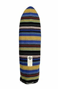 サーフィン ボードケース バックパック Striped Blue Surfboard Bag/Surfboard Sock Cover Travel B
