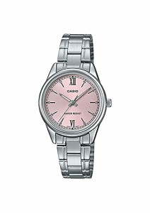 腕時計 カシオ レディース Casio LTP-V005D-4B2 Women's Standard Stainless Steel Pink Dial 3-Hand Anal