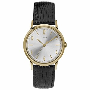 腕時計 タイメックス メンズ Timex Men's Marlin Hand-Wound 34mm Watch ? Silver-Tone Dial Gold-Tone