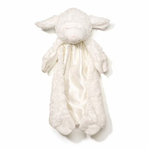 ガンド GUND ぬいぐるみ GUND Baby Winky Lamb Huggybuddy Stuffed Animal with Built-in Baby Blanket, Whit