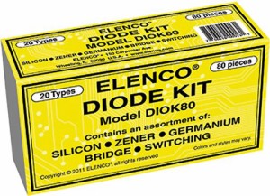 エレンコ ロボット 電子工作 Elenco Diode 80 Piece Kit