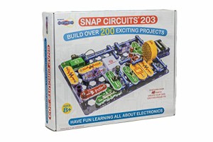 エレンコ ロボット 電子工作 Snap Circuits 203 Electronics Exploration Kit | Over 200 STEM Projects 