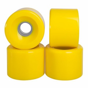 ウィール タイヤ スケボー Cal 7 60mm 83A Cruiser Skateboard Wheels Set (Yellow)