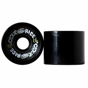 ウィール タイヤ スケボー Cloud Ride! Wheels Cruiser 69mm 78A Longboard Wheels, Black