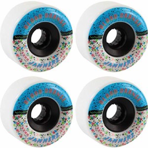 ウィール タイヤ スケボー Blood Orange Jammers Longboard Skateboard Wheels - 69mm 82a (Set of 4)