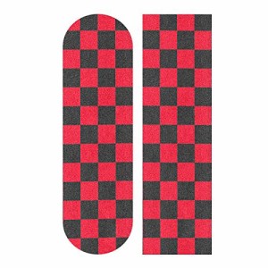 デッキテープ グリップテープ スケボー YYZZH Red Checkered Gingham Plaid Pattern Square Design 