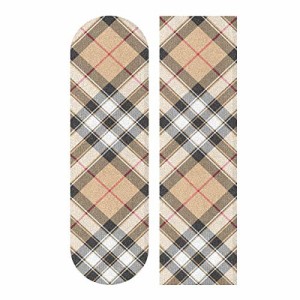 デッキテープ グリップテープ スケボー Nigbin Vintage Scotland Plaid Diagonal Skateboard Grip T