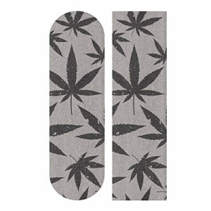 デッキテープ グリップテープ スケボー YYZZH Black Marijuana Leaf Cannabis Weed Leaves On Grey 