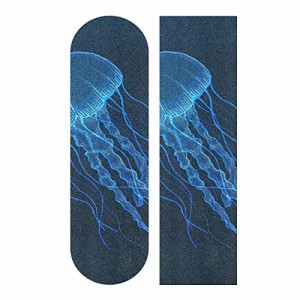 デッキテープ グリップテープ スケボー Hupery Skateboard Grip Tape Longboard Griptape Jellyfish