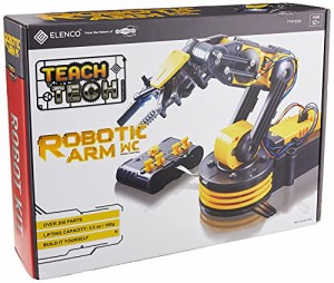 エレンコ ロボット 電子工作 Elenco Teach Tech “Robotic Arm Wire Controlled”, Robotic Arm Kit, S