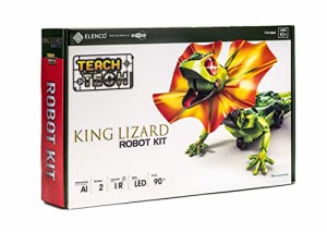 エレンコ ロボット 電子工作 Elenco Teach Tech King Lizard, Interactive Lizard Robot Kit, STEM Creat