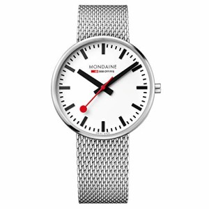 腕時計 モンディーン 北欧 Mondaine Men's MSX.4211B.SM SBB Analog Display Swiss Quartz Silver Watch