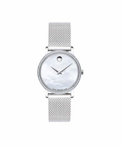 腕時計 モバード レディース Movado Museum Classic Mother of Pearl Dial Ladies Watch 0607306