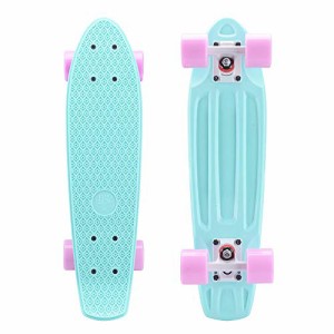 スタンダードスケートボード スケボー 海外モデル Mini Cruiser Skateboard for Kids, Beginne