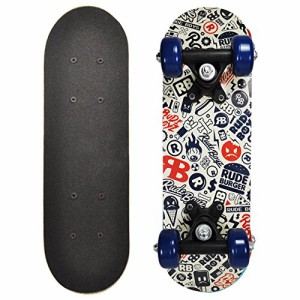 スタンダードスケートボード スケボー 海外モデル Rude Boyz 17" Micro Complete Skateboard |