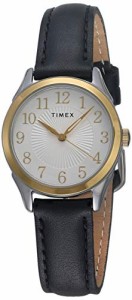 腕時計 タイメックス レディース Timex Women's Briarwood 28mm Watch ? Two-Tone Case Silver-Tone 