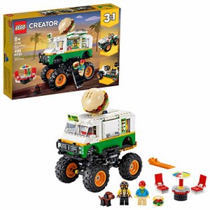 レゴ クリエイター LEGO Creator 3in1 Monster Burger Truck 31104 Building Kit, Cool Buildable Toy for Ki