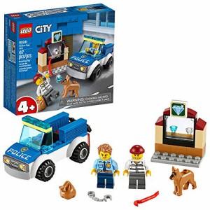 レゴ シティ LEGO City Police Dog Unit 60241 Police Toy, Cool Building Set for Kids (67 Pieces)