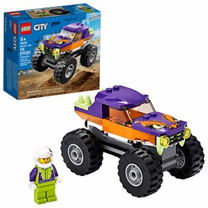 レゴ シティ LEGO City Monster Truck 60251 Playset, Building Sets for Kids (55 Pieces)