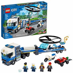 レゴ シティ LEGO City Police Helicopter Chase 60244 Police Toy, Cool Building Set for Kids (317 Pieces)