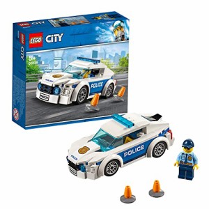 レゴ シティ City Police Patrol Toy Car, Cop Minifigure & Accessories, Police Toys for Kids