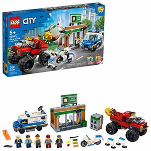 レゴ シティ LEGO City Police Monster Truck Heist 60245 Police Toy, Cool Building Set for Kids (362 Pieces