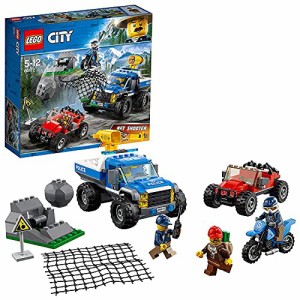 レゴ シティ City Mountain Dirt Road Pursuit Police Building Set, Police 4x4 Toy Car & Buggy, Police Toys 