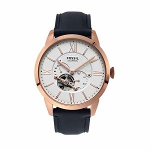 腕時計 フォッシル メンズ Fossil Men's Townsman Automatic Stainless Steel and Leather Two-Hand Skele