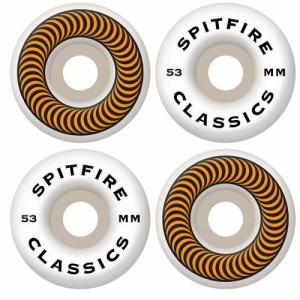 ウィール タイヤ スケボー Spitfire Classic Skateboard Wheels (53mm)