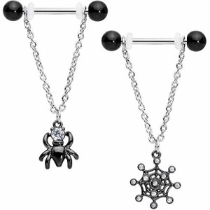 ボディキャンディー ボディピアス アメリカ Body Candy 14G Womens Nipplerings Piercing Steel 2