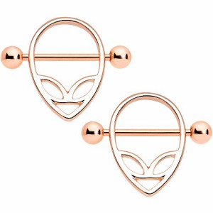 ボディキャンディー ボディピアス アメリカ Body Candy 2Pc 14G Nipplerings Piercing Women PVD 