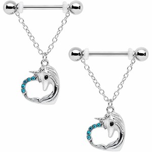 ボディキャンディー ボディピアス アメリカ Body Candy 14G Womens Nipplerings Piercing Steel 2