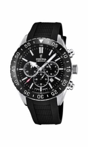 腕時計 フェスティナ フェスティーナ Festina Men's Analogue Quartz Watch 32020954, Black/Silver,