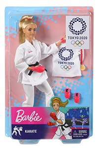 バービー Barbie 東京オリンピック2020 空手 可動式ボディ オリンピック東京2020ジャケットとリボン