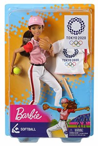 バービー Barbie 東京オリンピック2020 ソフトボール 可動式ボディ オリンピック東京2020ジャケット