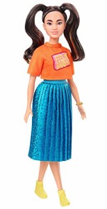 バービー バービー人形 ファッショニスタ Barbie Fashionistas Doll #145 with Long Brunette Pigt