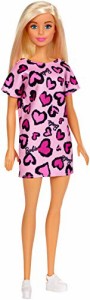 バービー バービー人形 ファッショニスタ BarbieDoll, Blonde, Wearing Pink Heart-Print Dress an