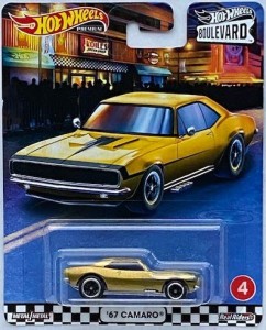 ホットウィール Hot Wheels プレミアム ’67カマロ ブールバード CAMARO ビークル ミニカー　 