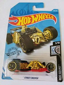 ホットウィール マテル ミニカー Hot Wheels 2019 Rod Squad - Street Creeper, Black 203/250