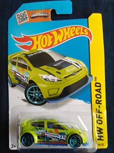 ホットウィール マテル ミニカー Hot Wheels, 2015 HW Off-Road, '12 Ford Fiesta [Neon Green] Die-Ca