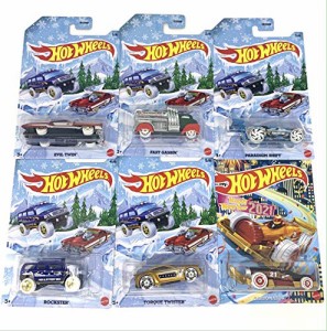 ホットウィール マテル ミニカー Hot Wheels 2019 Holiday Hot Rods Complete Set of 6