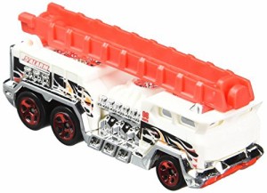 ホットウィール マテル ミニカー Hot Wheels, 2015 HW City, 5 Alarm [White] Fire Engine Die-Cast Ve