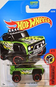 ホットウィール マテル ミニカー Hot Wheels Custom Ford Bronco Green K-Mart Exclusive Daredevils 2