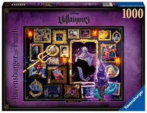 ジグソーパズル 海外製 1000ピース ディズニー Villainous ヴィランズ アースラ 約70x50センチ Ravensburg