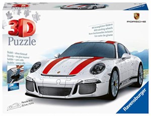 ジグソーパズル 海外製 133ピース 3Dパズル ポルシェ911R 長さ約25.1センチ 絵画・アート Ravensburger