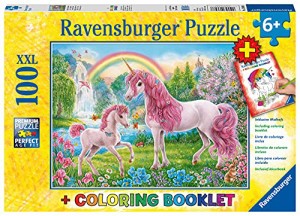 ジグソーパズル 海外製 アメリカ Ravensburger Magical Unicorns 100 Piece XXL Jigsaw Puzzle for Kid