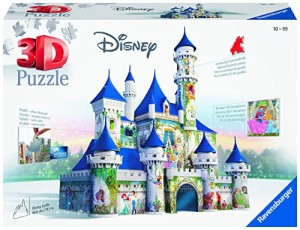 ジグソーパズル 3Dパズル 海外製 216ピース ディズニーキャッスル Disney サイズ約46x28x53センチ