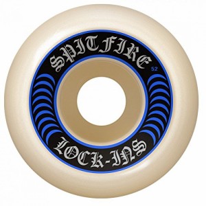 ウィール タイヤ スケボー Spitfire Formula Four Lock-Ins Skateboard Wheels 53mm / 99A