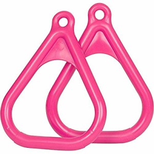 ジャングルジム ブランコ 屋内・屋外遊び Swing Set Stuff Plastic Trapeze Rings with SSS Logo S