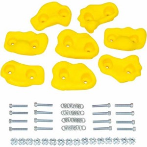 ジャングルジム ブランコ 屋内・屋外遊び Swing Set Stuff Small Textured Rock Holds (Yellow) wi